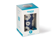 Indlæs billede til gallerivisning Blåt tekrus med hvide blomster i kasse