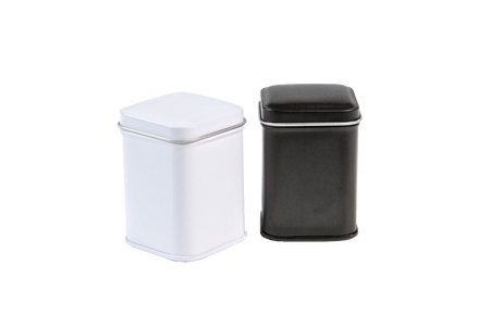Mat Sort eller Hvid 100g. Tedåse