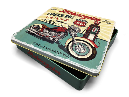 Route 66 Motorcykel Dåse